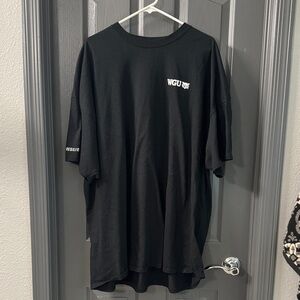 WGU Black T-Shirt for Men